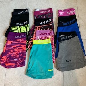 Nike pro shorts 10 pairs, SOLD SOLD SOLD